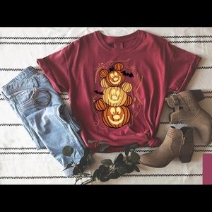 Mickey Pumpkin Stack Tee